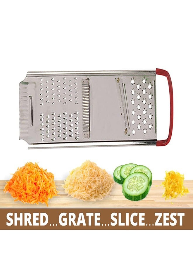 Oc9 Stainless Steel Potato Chipser/Slicer/Cheese Grater/Coconut Grater/Fruits/Vegetable for Kitchen - Image 2